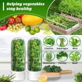thumbnail image 2 of Contenedor para Hierbas Refrigerador Contenedor para Cilantro Conservador de Verduras Frescas para Alacena de Refrigerador, 2 of 7