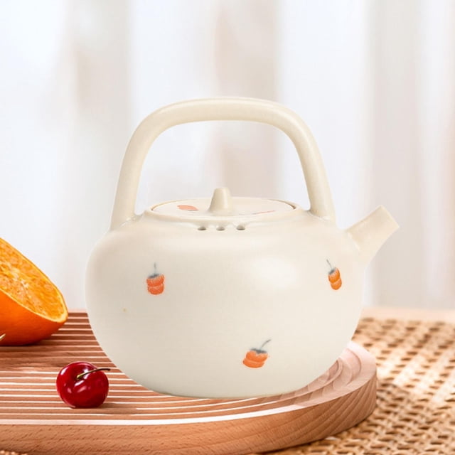Tetera de cerámica china, tetera de , regalo rústico para el día de San Valentín, tetera para hervir agua caliente para la casa de té