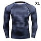 thumbnail image 5 of Qarigey Body para hombre Punky, corsé ventilado y cómodo, medias de algodón de manga larga para correr, escalada, leotardo elástico Whippy Camisetas Escama de serpiente, escala furtiva> XL XL Qarigey AP013529-14, 5 of 6