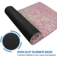 thumbnail image 2 of Glow while Gaming: 'Stay Positive' Large Golden Mousepad - Non-Slip Rubber Base, Stitched Edges - Waterproof Desk Mat for Work, Office, Home Use, 2 of 7