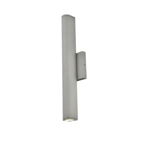 Raine Integrated LED wall sconce in silver