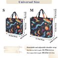 thumbnail image 2 of FORMRS Womens Corduroy Tote Bag Crossbody Shoulder Handbag with Pocket, Zodiac Stars, 2 of 7