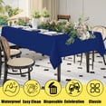 thumbnail image 3 of Mantel desechable Smiry, 6 unidades, 137 x 274 cm, impermeable, azul marino, 3 of 4