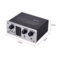 thumbnail image 4 of 222A 2-Channel USB Audio System Interface External Sound Card +48V phantom power DC 5V Power Supply for Computer Smartphone With USB Cable, 4 of 6