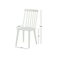 thumbnail image 6 of TMS Lowry Farmhouse Spindle Back Wood Dining Chair, Set of 2, Black, 6 of 6