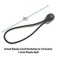 thumbnail image 3 of King Canopy 8-Inch Black Ball Bungees, 50 Pack, 3 of 7