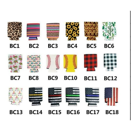 

FRCOLOR 8pcs Beer Can Coolers Sleeves Beer Can Coolies Insulated Sleeves Soda Can Covers