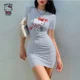 thumbnail image 2 of 2024 Hello Kitty Vestido ajustado de manga corta con dibujos animados Nuevo verano Sexy para mujer Ropa de calle Y2K Fiesta Club Casual Vestido de playa Venta caliente, 2 of 2