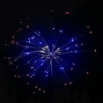 thumbnail image 3 of Lámpara de pie con energía solar, fuegos artificiales, cadena de luces de diente de león, cadena de luces decorativas a prueba de agua para patio, parque y césped, 3 of 4