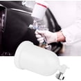 thumbnail image 2 of Qucyy Spray Gun Cup, Spray Gun , 400ml Plastic Side Feed Spray Cup Spray Gun Pot Side Feed Plastic Paint Cup for W101 W71 R 2 K 2 F 2 Spray Gun popular, 2 of 5