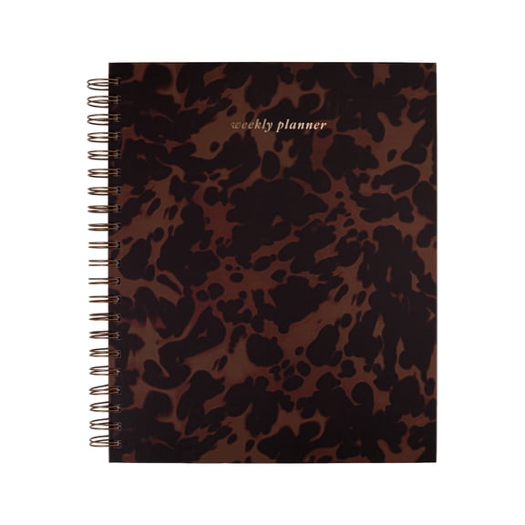 Pulsar 9.5" x 11" 12-Month Undated Spiral Planner – Weekly & Monthly Layout