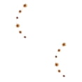 thumbnail image 3 of QualitChoice 1 Set Star Decorations Household Interesting Exquisite Stars Pendant Party Supply Craft Decoration Decor Props for Layout Golden 2Set, 3 of 6