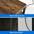 thumbnail image 6 of Dexturs LED TV Stands w/Power Outlets, Industrial TV Stand for 55/60/65/70 inch, Retro Brown, 6 of 6