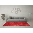 thumbnail image 3 of Ahgly Company Indoor Rectangle Patchwork Red Transitional Area Rugs, 8' x 10', 3 of 4