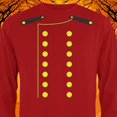 thumbnail image 4 of Halloween Hotel Bellhop Costume Red Adult Long Sleeve T-Shirt - Small, 4 of 6