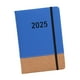 thumbnail image 2 of Cuaderno planificador 2025, cuaderno de agenda, cuaderno A5, tapa de PU, organizador de gestión del tiempo Azul, 2 of 9