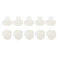 thumbnail image 1 of Unique Bargains Vis de Machine en Nylon, Boulons de Fixation à Tête Fendue M4x4mm, Blanc Lot de 25, 1 of 4