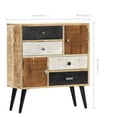 thumbnail image 4 of vidaXL Sideboard 70x30x78 cm Solid Mango Wood, 4 of 5