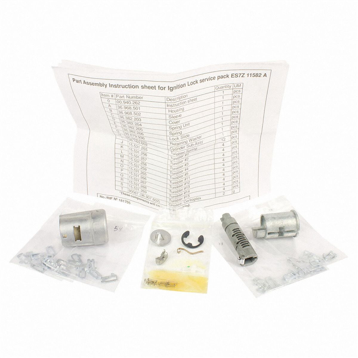 Motorcraft SW-7538 Ignition Lock Cylinder Fits select: 2014-2019 FORD ESCAPE, 2016-2019 FORD EXPLORER