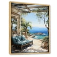 thumbnail image 2 of Designart "Retreat in the Dominican Tropics I" Nautical & Beach Floater Framed Wall Decor, 2 of 7