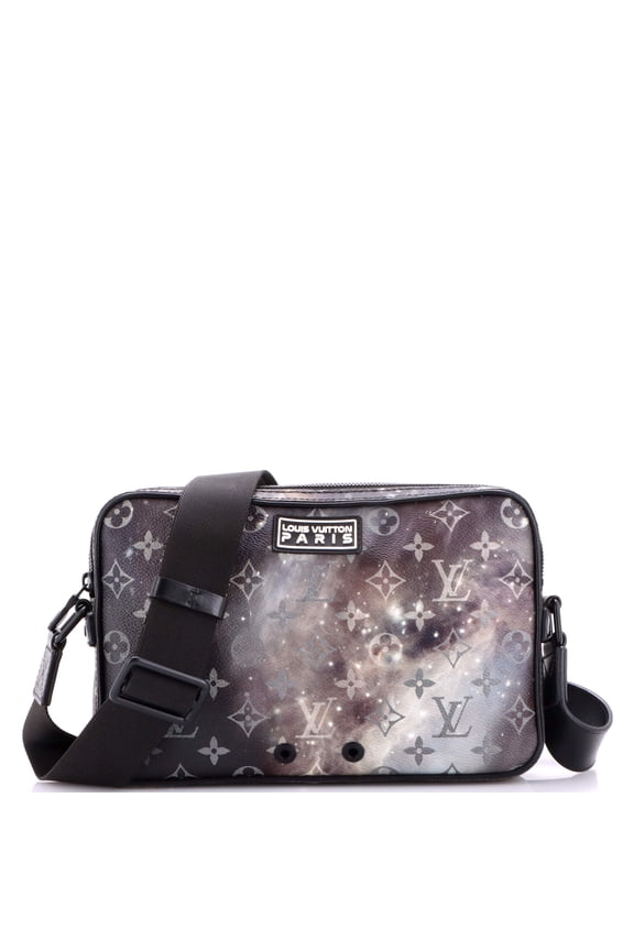 Pre-Owned Alpha Messenger Bag Limited Edition Monogram Galaxy Canvas By Rebag