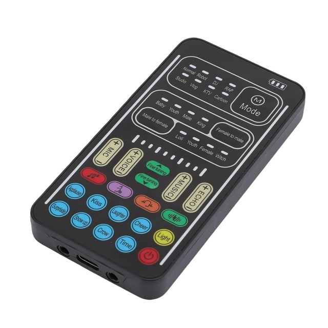 Cambiador De Voz, Modulador De Voz De Múltiples Modos Plug And Play Versátil Con Auriculares Micrófono Para Teléfono Computadora Tableta