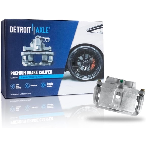 Detroit Axle - Front Brake Caliper for Chevy Silverado 2500 HD 3500 HD GMC Yukon XL Savana 2500 3500 Cadillac Deville DTS Left Disc Brake Caliper