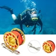 thumbnail image 2 of 15m/30m FXL-952 Finger Reel High Strength Double Hook Head Love Service Life Professional Finger Spool Reel for Diving, 2 of 7