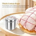 thumbnail image 6 of Fkszll 2Pcs Kitchen Twine with Stainless Steel Dispenser, 2 Pack 216FT Cooking Twine, 2MM Natural Cotton Butcher Twines for Meat, Turkey, Roast & Kitchen Use, Center Pull Butcher Twines for Cooking,R, 6 of 8