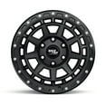 thumbnail image 5 of RockTrix RT114 17 inch Wheel for 2004-2026 Ford F150, 17x9 6x135 Rims -12mm Offset, 4.5in Backspacing, Matte Black, 2200 lb Weight Rating, Also compatible with Bronco Raptor, 5 of 7