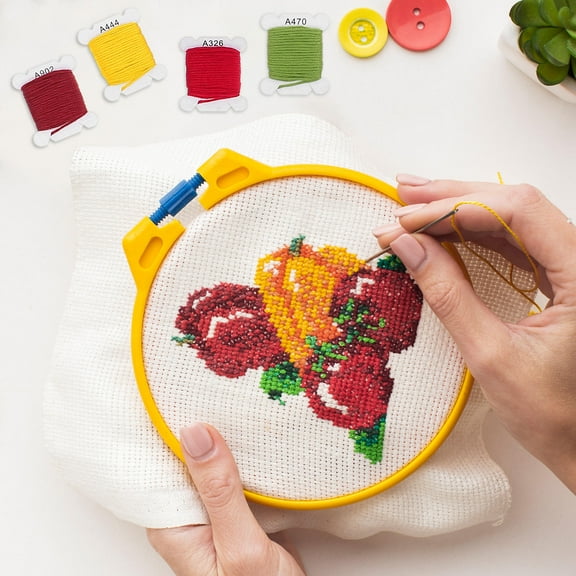 TEHAUX Multi- Embroidery Thread Yarn for Hand Sewing and Machine Use, High Supplies