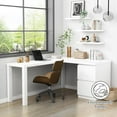 thumbnail image 2 of 24 Inch Floating Shelves for Wall Decor, White Wall Book Shelves for Bedroom, Large Long Deep Hanging Shelves for Bathroom Office Laundry Living Room Kitchen Closet Storage - Set of 3, 2 of 6