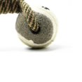 thumbnail image 4 of nipocaio Cotton Rope Tennis Dumbbell Dog Toy Molar Dog Rope Knot Toy Ball 1 Piece Gray, 4 of 5