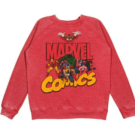 Juniors' Marvel Long Sleeve Sweatshirt