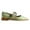 Green, variant on YDN Women Lovely Pointed Toe Mary Jane Flats Single Strap Buckle Low Heels Fancy Ballroom Dress Shoes Size 10 Silver