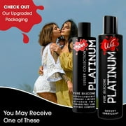 Wet Platinum Silicone-Based Lube, Ultra Long Lasting Premium Personal Lubricant, 3.0 fl oz (2-pack)