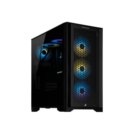 Corsair Vengeance i7400 Series Gaming PC - Liquid Cooled Intel Core i9 13900K CPU - NVIDIA GeForce RTX 4090 GPU - 2TB M.2 SSD - 64GB Vengeance RGB DDR5 Memory - Black