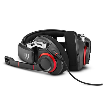 EPOS - GSP 500 High-end, open acoustic multi-compatible wired headset for home gaming - Black and Red