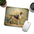 thumbnail image 3 of Treeing Walker Coonhound Dog Art Nouveau Mouse Pad Low Profile Gaming Mat, 3 of 7