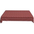 thumbnail image 5 of Rectangle Tablecloth 60x102 Inch, Watercolor Red Black Gingham Plaid Rectangle Table Protector Soft Tabletop Cover Decorative Fabric Table Cover for Dining Table, Buffet Parties and Camping, 5 of 8