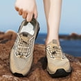 thumbnail image 3 of Men'S Breathable Mesh Slip-On Sneakers - with Non-Slip Rubber Sole, Black & Tan Design, Lace-Up Low Tops for All-Day Comfor ，Lightweight Casual Athletic Shoes, 3 of 9