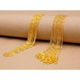 thumbnail image 4 of 5PCS 20inch 18KGF Gold Water Wave Chain Necklace Accessorie Jewelry Necklace, 4 of 4
