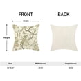 thumbnail image 5 of Spring Floral Birds Pillow Covers 20 x 20 Inch Set of 2 for Chinoiserie Flowers Decor Throw Pillows Sage Green Plant Outdoor Decorative Cushion Cases for Couch Bed Decorations, 5 of 6