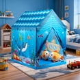 thumbnail image 2 of Undersea World Kids Play Tent, Kids Play Tent Foldable Indoor Outdoor Party Undersea World Playhouse Tent Toy for Boys Girls, 2 of 7