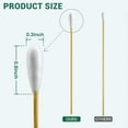 thumbnail image 4 of WALNEE Extra Large 6 Inch Natural Cotton & Bamboo Cotton Swabs, Soft & Absorbent, 200 Count, 4 of 7