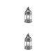 thumbnail image 3 of Accesorios para el hogar Advancent decoración vintage calcomanía de luz multiusos Negro/Plata 2piezas CBP445726, 3 of 6