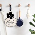 thumbnail image 6 of Baoblaze Hand Towel with Hanging Loops Absorbent Kitchen Towels for Kitchen Home Dorm round perfume, 6 of 8