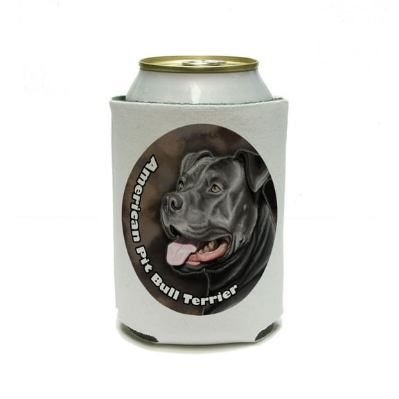 American Pit Bull Terrier - Pitbull Blue Nose Dog Pet Can Cooler Drink Insulator Beverage Insulated Holder