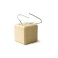 thumbnail image 3 of Flmtop Non-toxic Parrot Hamster Bird Chew Toy Calcium Milk Teeth Grinding Stone Tool Yellow, 3 of 6