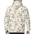 thumbnail image 7 of Xecao Cute Cow Pattern Men's Adult Pullover Hoodie,Hooded Sweatshirt-Large, 7 of 7